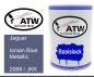 Preview: Jaguar, Ionian Blue Metallic, 2068 / JKK: 500ml Lackdose, von ATW Autoteile West.